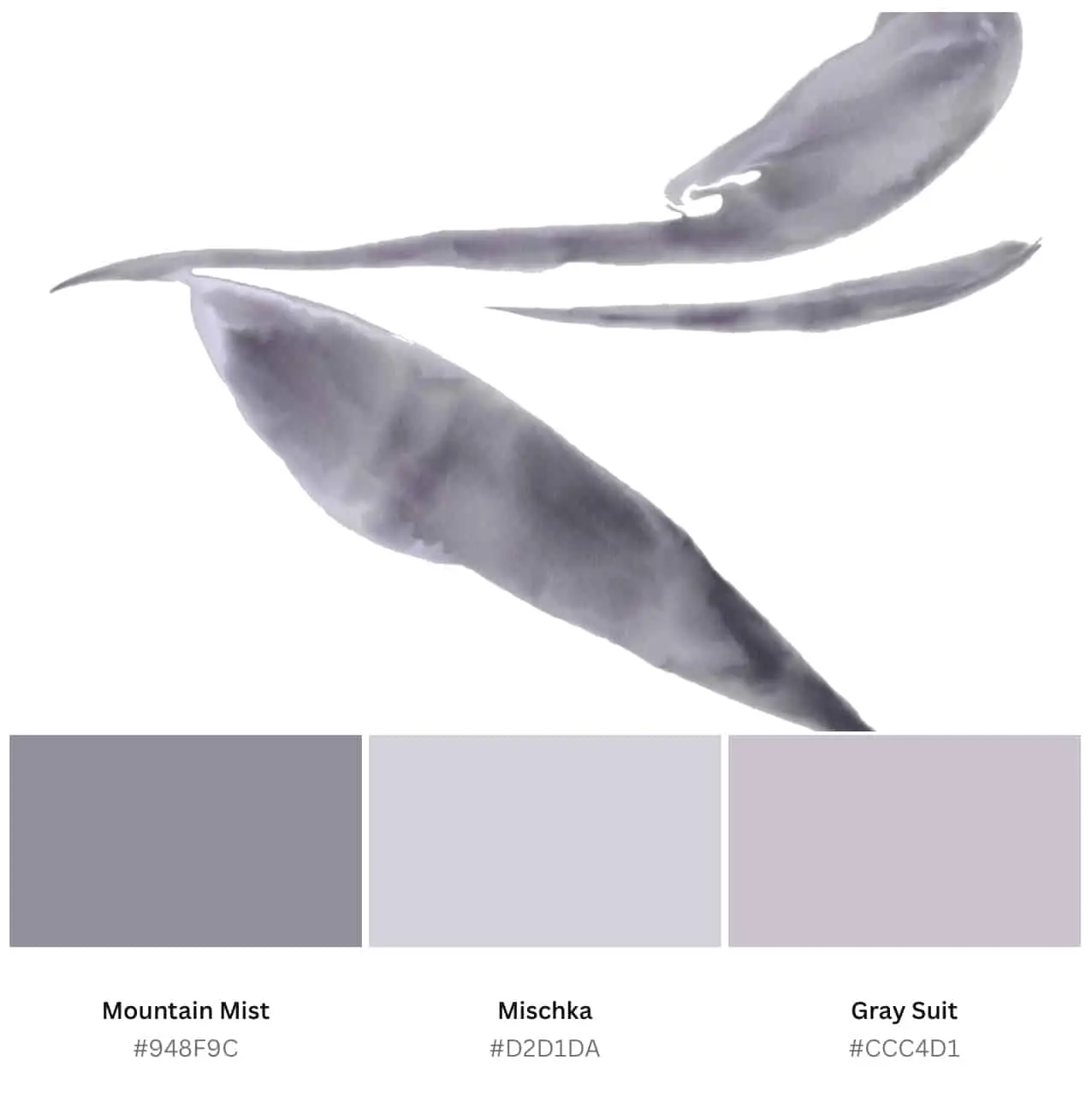 lavender gray color palette