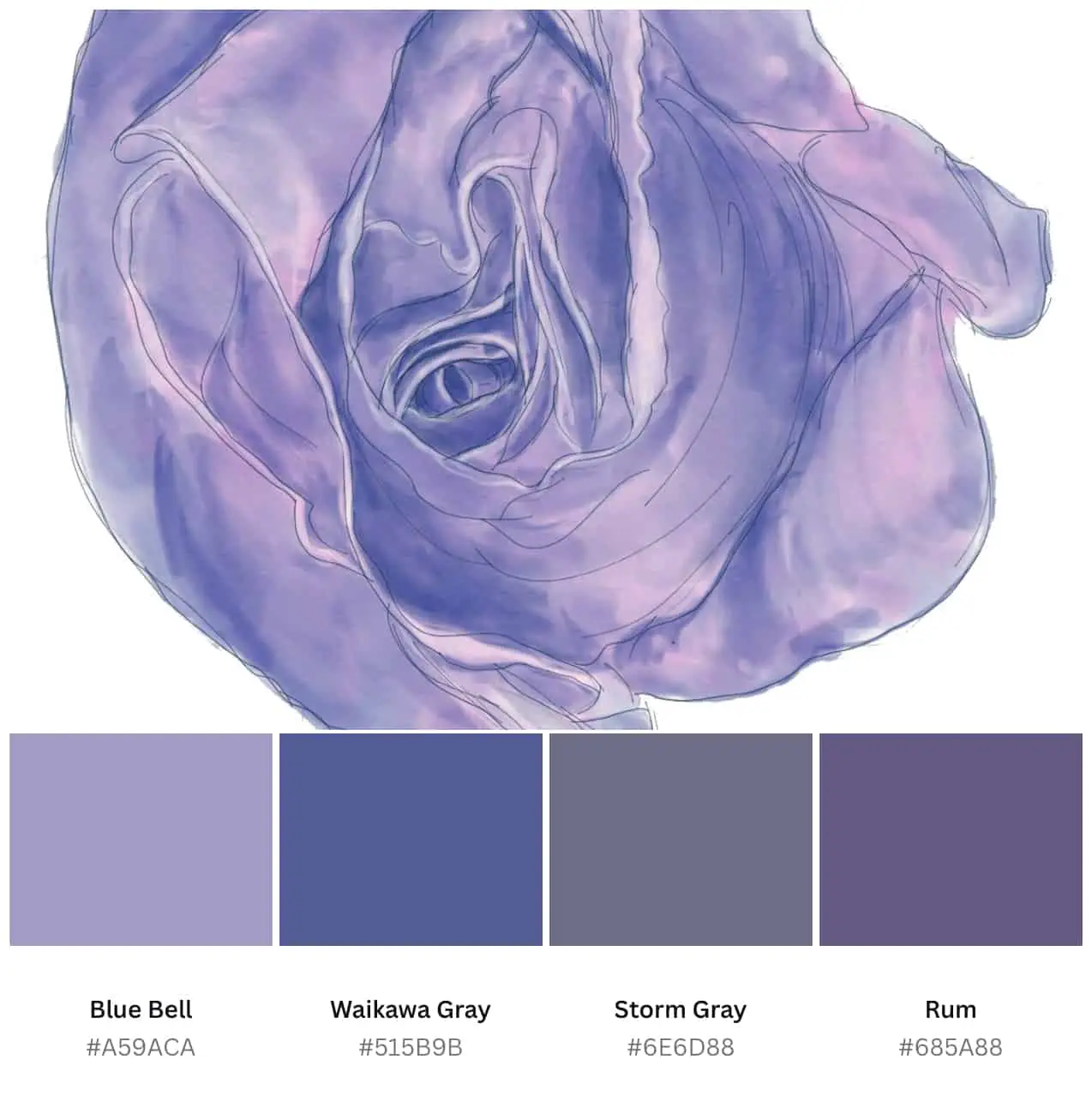 purple color palette