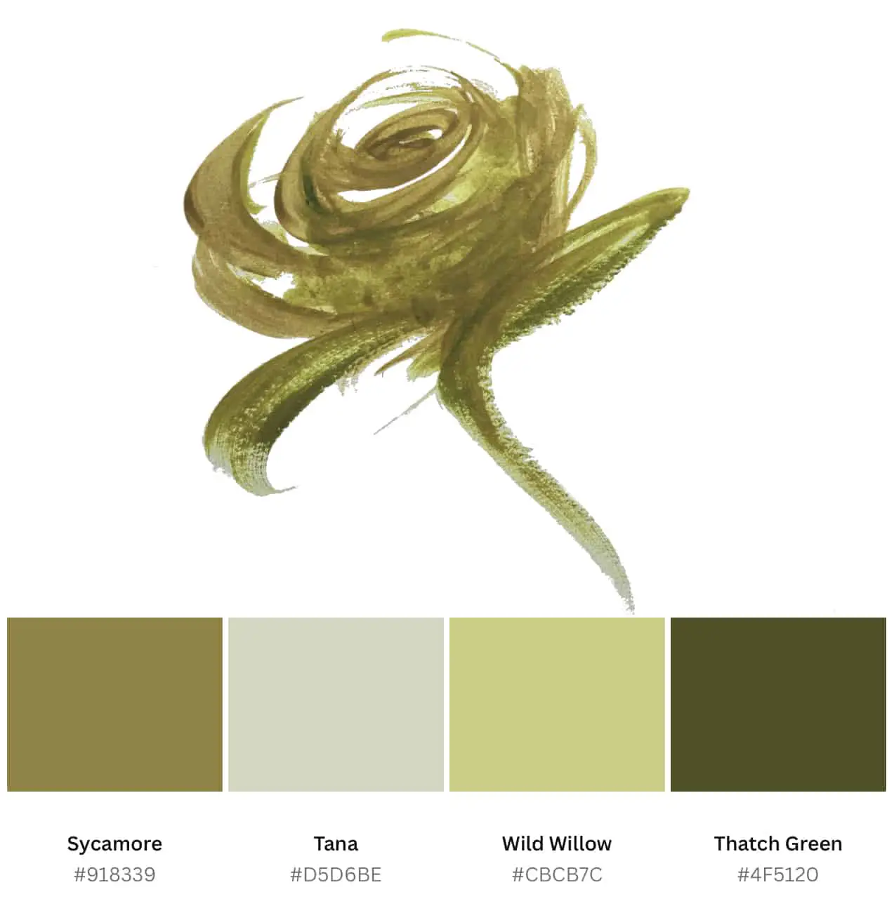 olive green color palette