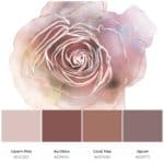 antique rose color palette