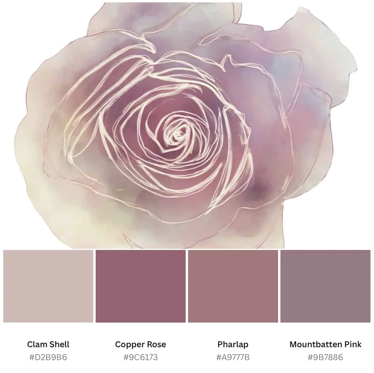 rose color palette