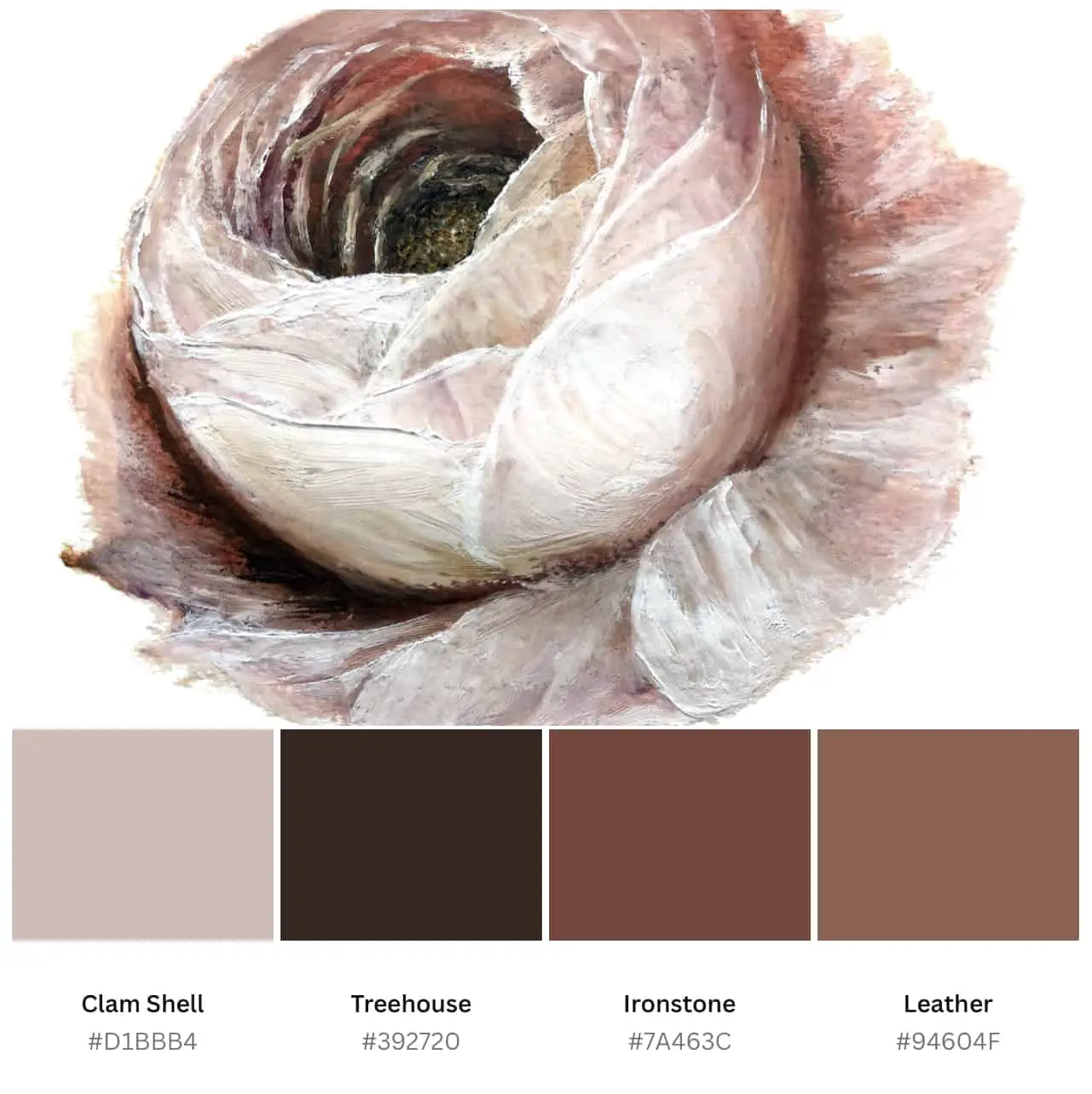 antique rose color palette