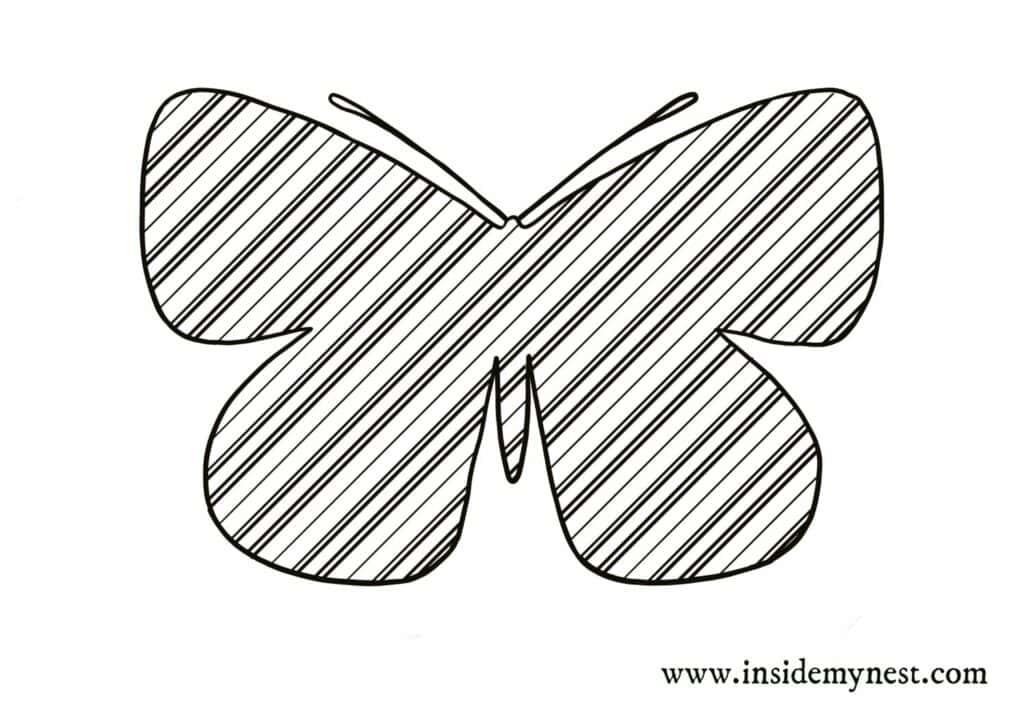 butterfly coloring page free printable